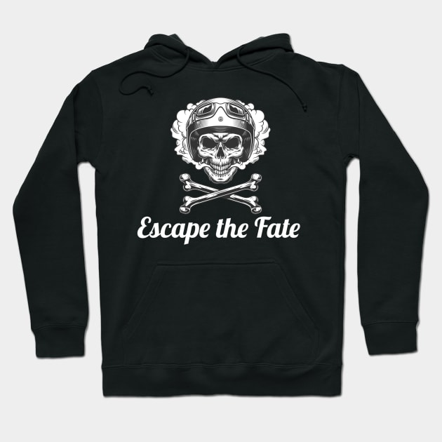 Escape the Fate / Vintage Skull Style Hoodie by bentoselon